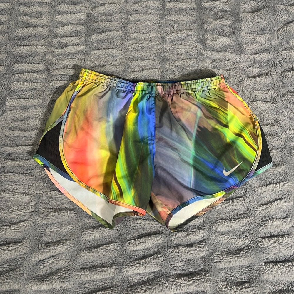 Nike Womens Tempo Running Shorts Multicolor Northern Lights AA4426-435 Small